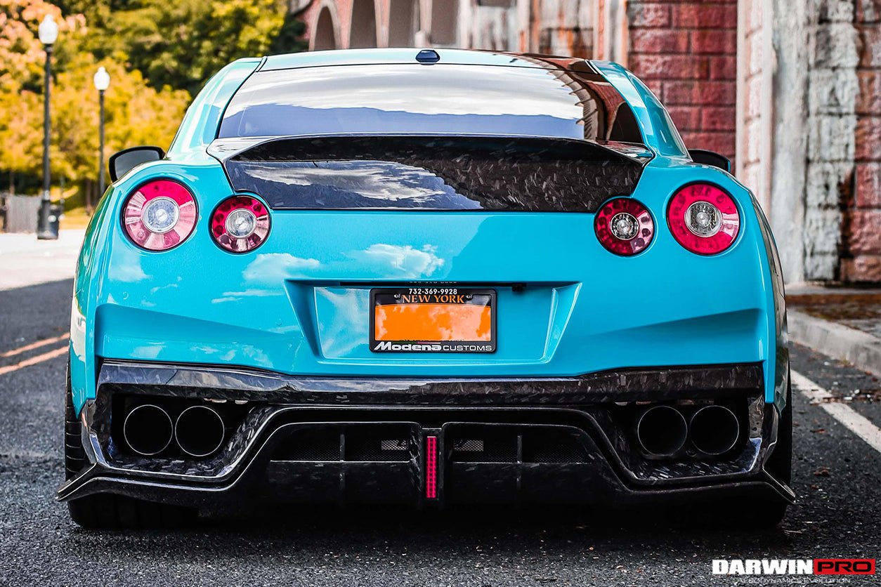 2017 - 2022 Nissan GTR R35 EBA BKSS Style Carbon Fiber Rear Diffuser